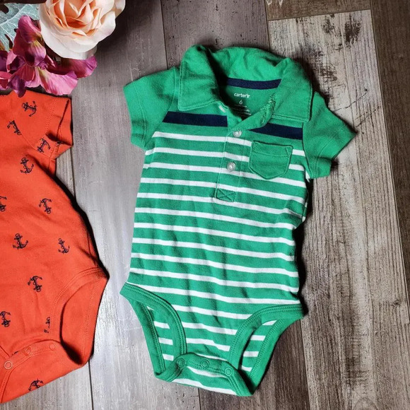 Carter's Baby Boy Summer Top Bundle Size 6 Months 6M NWOT - Picture 4 of 8